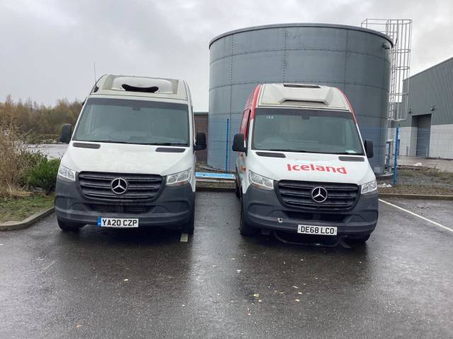 Mercedes-Benz Sprinter 2.1 EX ICELAND FREEZER AIRCON AUTOMATIC  🧊 Temperature Controlled Diesel White