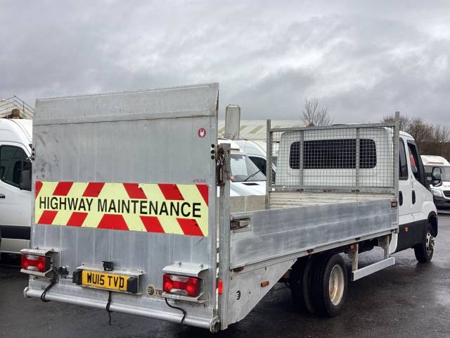 Iveco Daily 3.0 5150 MODEL 2015 PLANT TRAILER LIGHT USE Dropside Diesel White